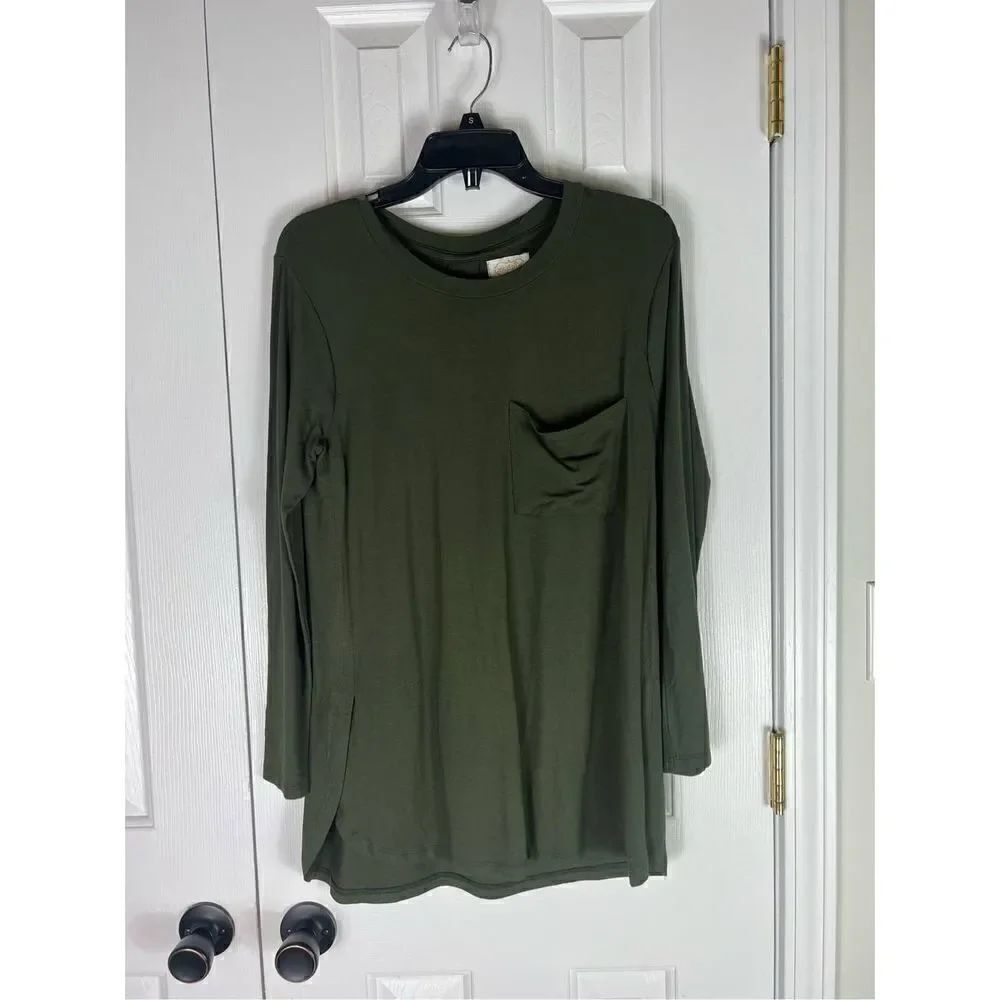 Mudpie Womens Green Tunic Size Small